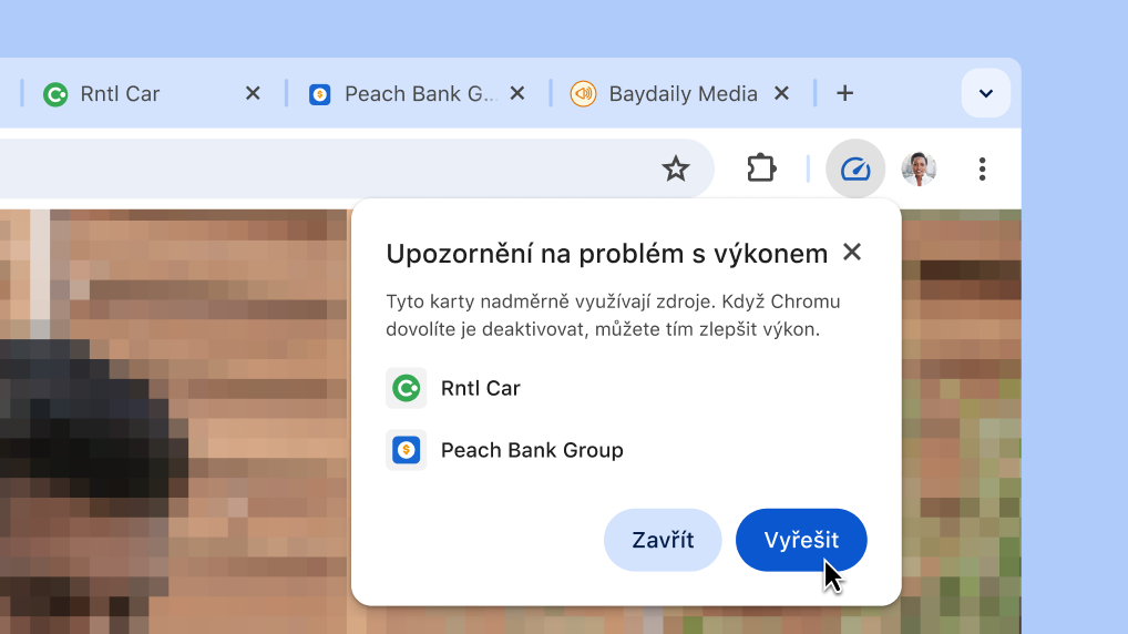 Vylepšete výkon prohlížeče jedním kliknutím