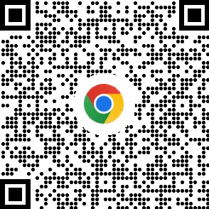 QR kód ke stažení prohlížeče Chrome do mobilních zařízení